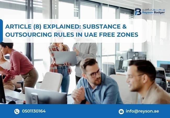 UAE Free Zone business compliance under Article 8